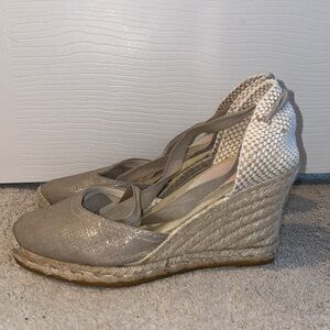 Audrey Brooke wedge espadrille size 36